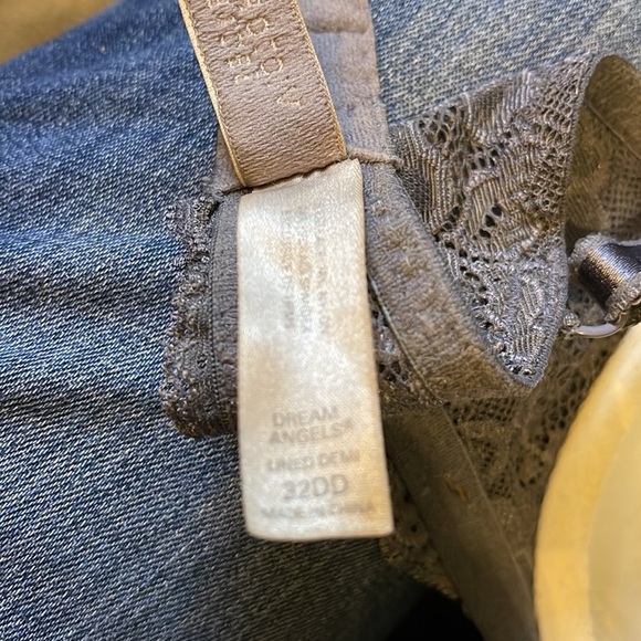 Victoria's Secret Dream Angels Lined Demi Padded Underwire Gray Bra 32DD - Picture 16 of 16